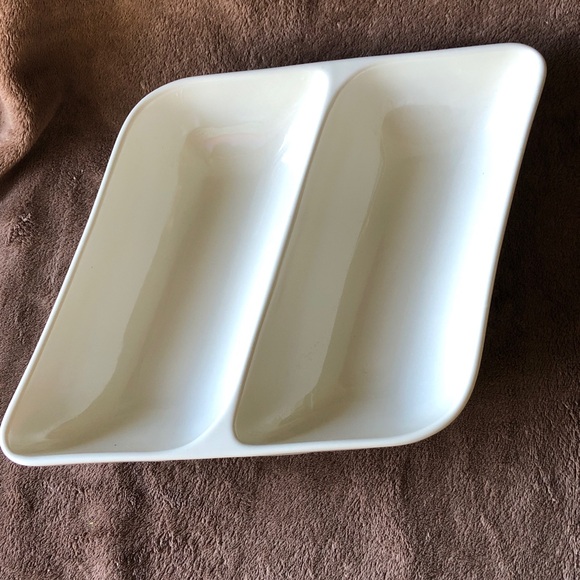 Longaberger Other - Elegant Longaberger White Divided Serving Dish